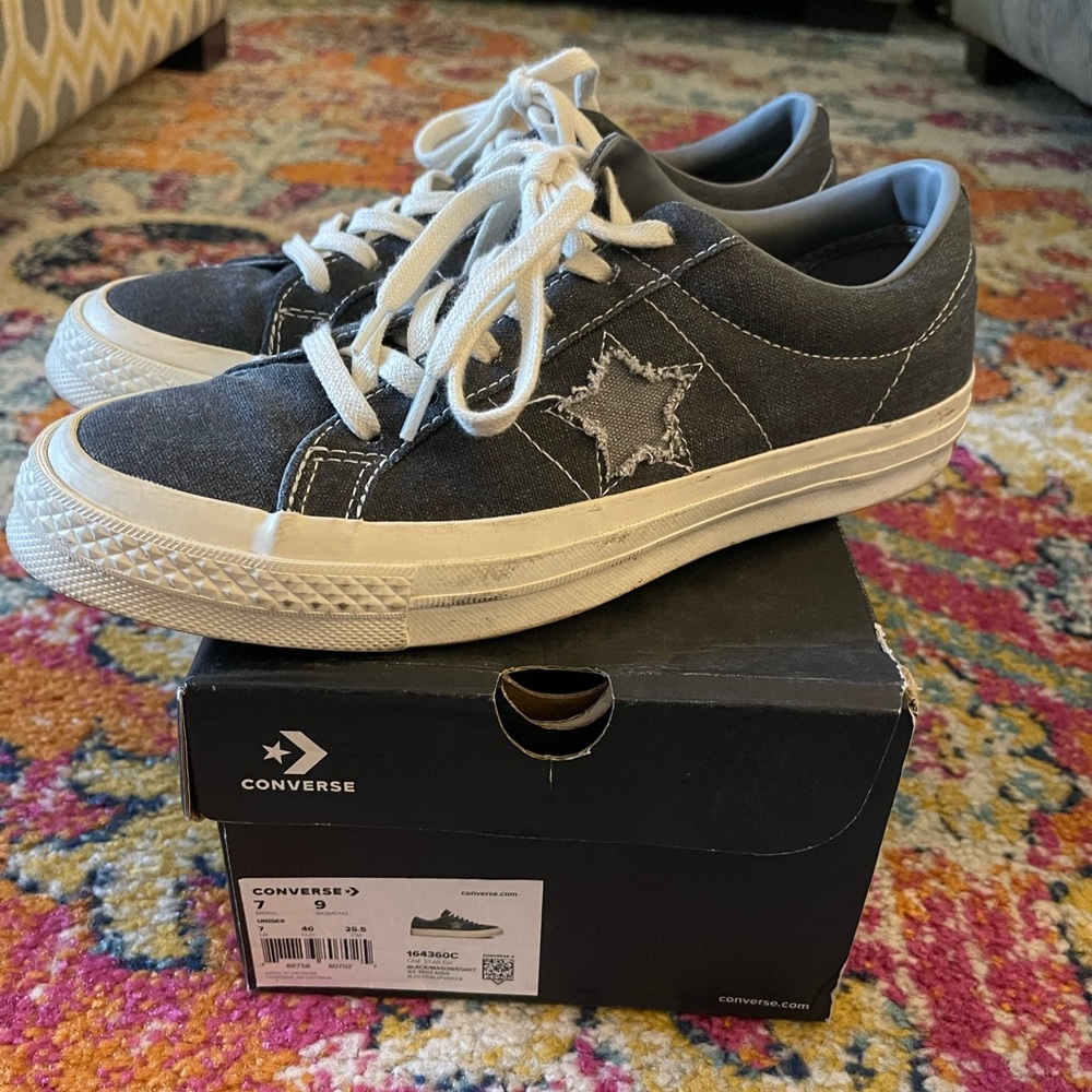 Converse sneakers, used, worn twice.